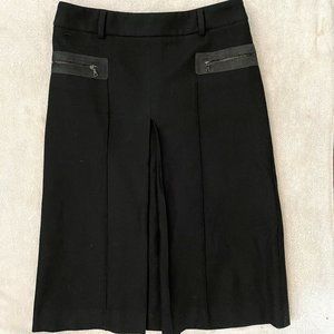 Black Wool Theory Skirt
